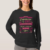 T-shirt Comme Capricorne Fille Astrologie Signal Zodiaque  (Devant)