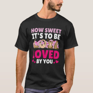 T-shirt Comme c'est doux d'être aimé par vous avec Otter f