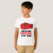 T-shirt Comme c'est suédois (Devant entier)