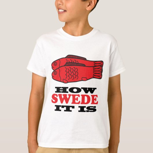 T-shirt Comme c'est suédois (Devant)