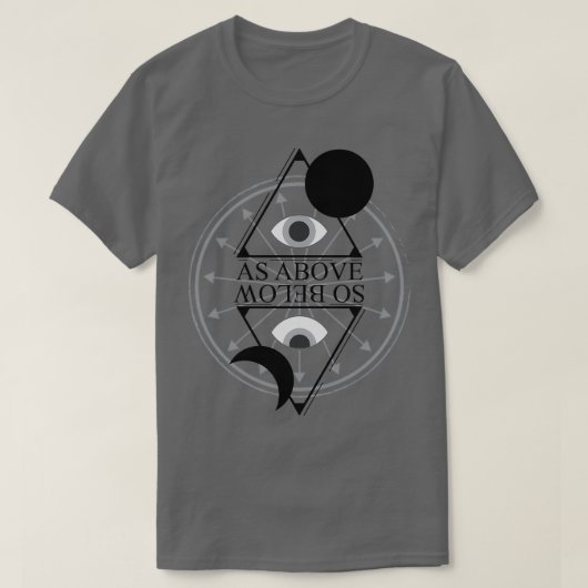 T-shirt Comme ci-dessus ci-dessous 12 (Design devant)