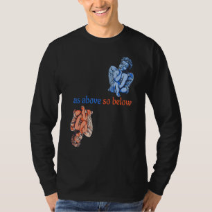 T-shirt Comme ci-dessus, il en est ainsi ci-dessous, anges