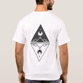 T-shirt Comme Ci-Dessus, Sous Noir (Dos)