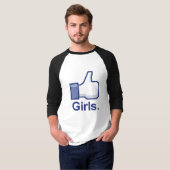 T-shirt Comme des filles (Devant entier)