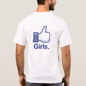 T-shirt Comme des filles (Dos)