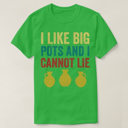 T-shirt Comme Gros Pots Drôle Potter Potter Argile Rétro (Design devant)