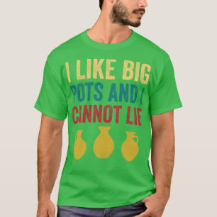 T-shirt Comme Gros Pots Drôle Potter Potter Argile Rétro