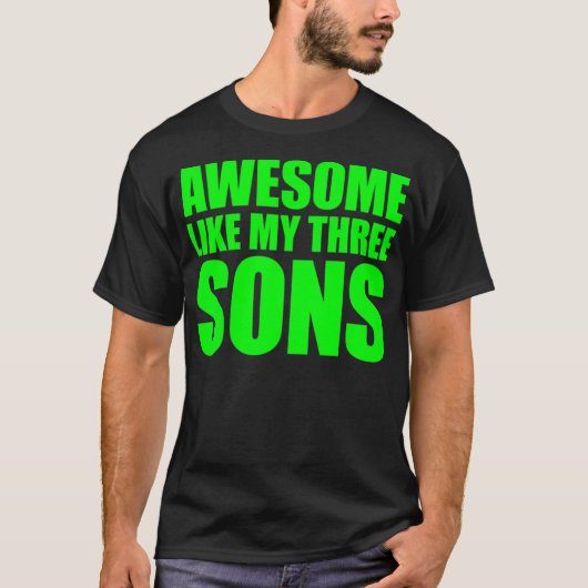 T-shirt Comme la fête des mères de My Three Sons et (Devant)