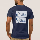 T-shirt comme le bouton Sike (Dos)