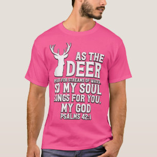 T-shirt Comme le Deer pantalon pour les cours d'eau Psaume