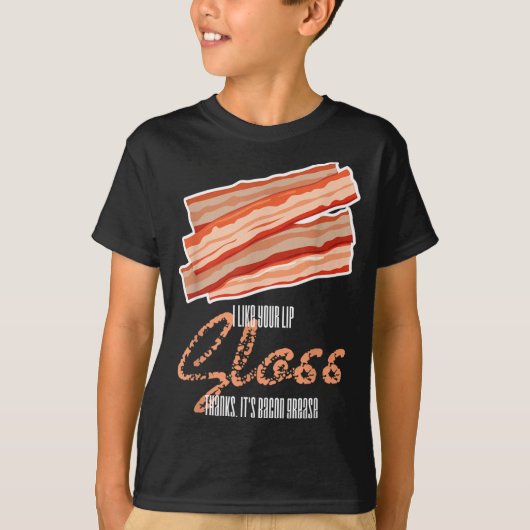 T-shirt Comme le gloss pour les lèvres graisse de bacon dr (Devant)