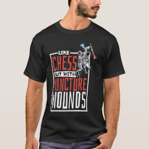 T-shirt Comme Les Échecs Mais Avec Les Plaies De Punique F