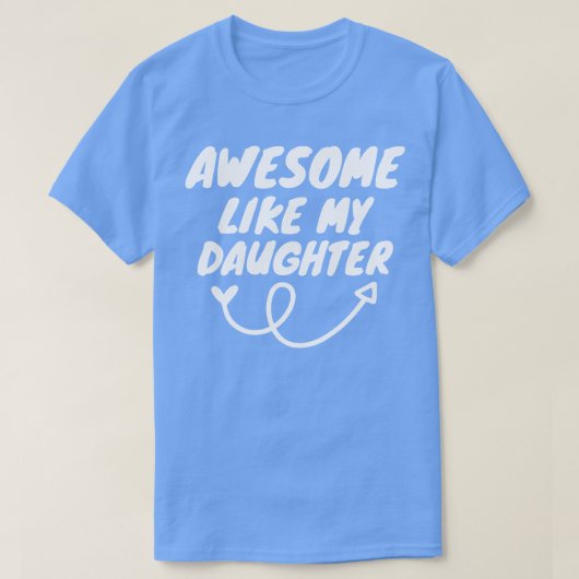 T-shirt Comme Ma Fille (Design devant)