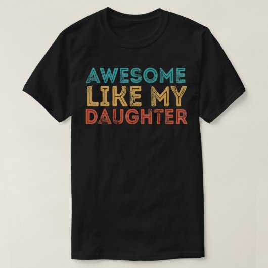 T-shirt Comme Ma Fille (Design devant)