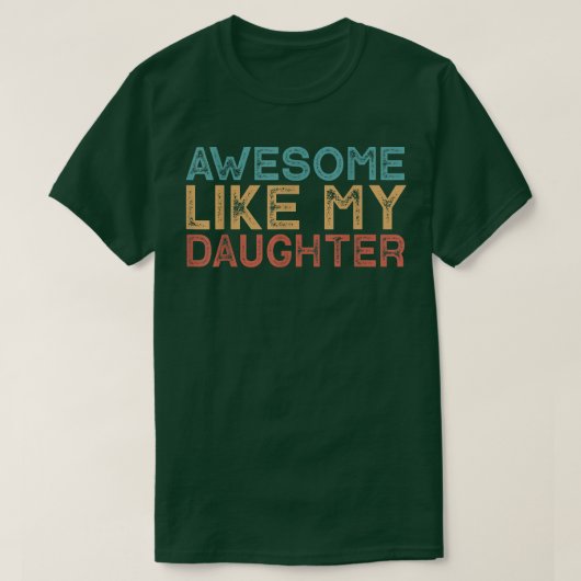 T-shirt Comme Ma Fille (Design devant)