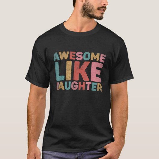 T-shirt Comme Ma Fille (Devant)