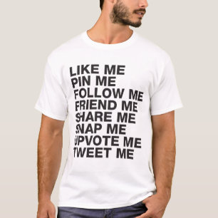 T-shirt Comme moi social