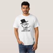 T-shirt Comme monsieur (Devant entier)