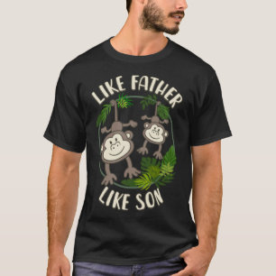 T-shirt Comme Père Comme Fils Monkey