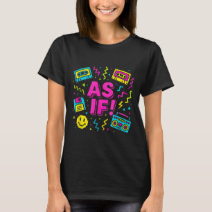 T-shirt Comme si les années 90 Retro Clueless Design graph