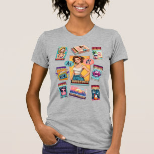 T-shirt Comme si : un 80s rétro-inspiré