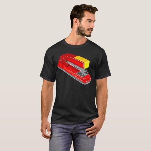 T-shirt Comme Staplers Stapler Enseignant Bureau S (Devant entier)
