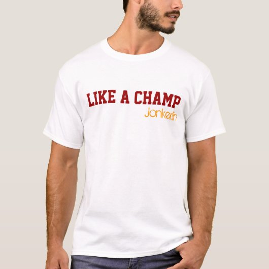 T-shirt Comme un champion (Devant)