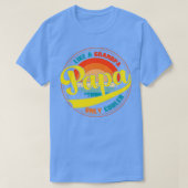 T-shirt Comme Un Grand-Père Papa Seulement Glacière (Design devant)