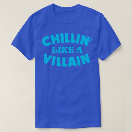 T-shirt comme un méchant (Design devant)