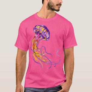 T-shirt Comme un rythme méduse dans rien que vous alliez a