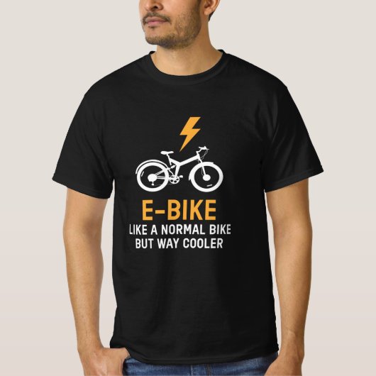 T-shirt Comme Un Vélo Glacière E Normal (Devant)