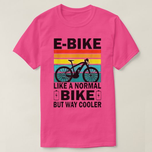 T-shirt Comme Un Vélo Normal, Mais Glacière (Design devant)
