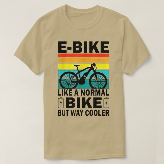 T-shirt Comme Un Vélo Normal, Mais Glacière (Design devant)