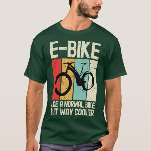 T-shirt Comme un vélo normal, mais Glacière moyen Électriq