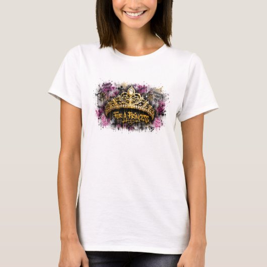 T-shirt Comme une princesse (Devant)
