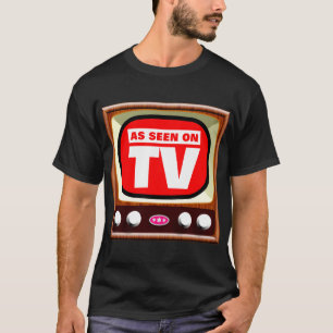 T-shirt Comme vu à la télévision - Retro TV - Customisé