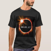 T-shirt commémoratif d'éclipse totale (Devant)