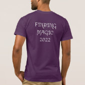 T-shirt commémoratif magique - violet profond (Dos)