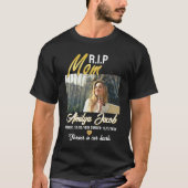 T-shirt commémoratif personnalisé R.I.P Mom avec p (Devant)