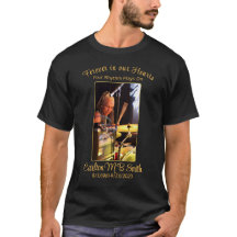 T-shirt commémoratif photo pour toujours dans nos