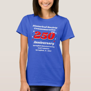 T-shirt Commémoration de la Société Historique 250e Annive
