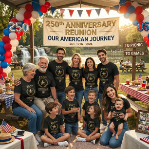 T-shirt Commemorative 1776–2026 Patrimoine Américain 250e