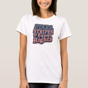 T-shirt Commence, rayures et droits égaux
