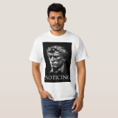 T-shirt Commencer à remarquer (Devant entier)