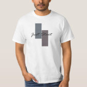 T-shirt Commencez simplement une citation inspirante (Devant)