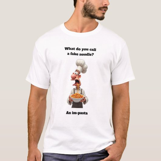T-shirt Comment Appellez-Vous Un Faux Noodle Drôle Graphis (Devant)