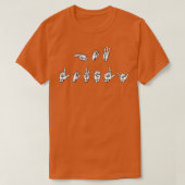 T-SHIRT COMMENT ASL SYSTÈME DE CONCEPTION 1 (Design devant)