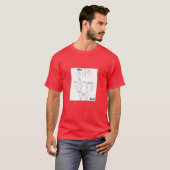 T-shirt Comment assembler une feuille d'instructions pour  (Devant entier)