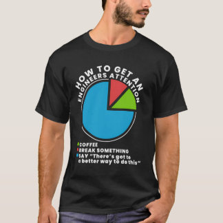 T-shirt Comment attirer l'attention d'un ingénieur