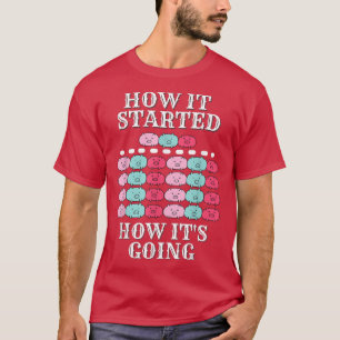 T-shirt Comment ça a commencé, comment ça se passe, cochon